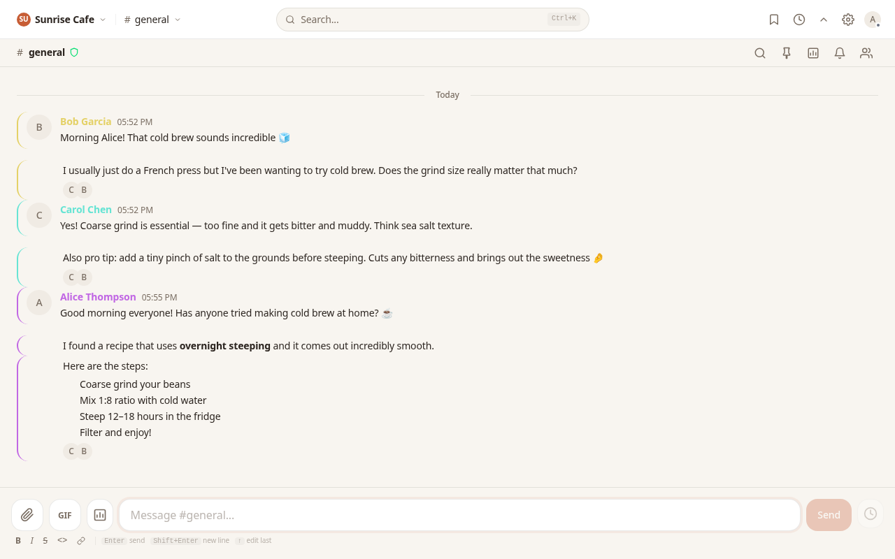 Chatalot chat interface showing a conversation